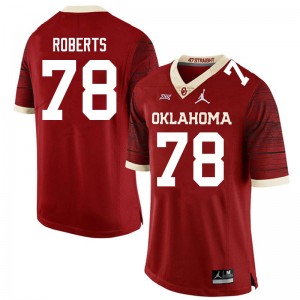 Men Bryce Roberts Crimson OU Jordan Brand Limited College Football #78 Jersey 313931-953