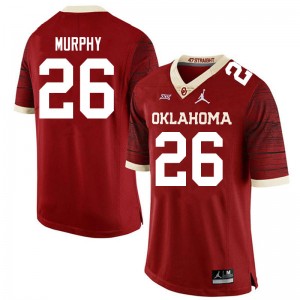 Men Caleb Murphy Crimson OU Jordan Brand Limited College Football #26 Jersey 353759-161