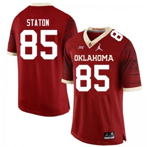 Men Devin Staton Crimson Sooners Jordan Brand Limited College Football #85 Jersey 408804-633