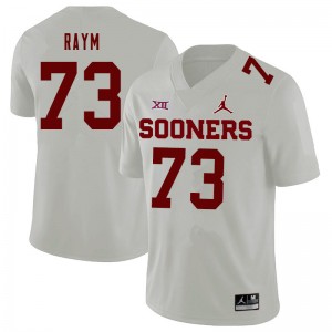 Men Andrew Raym White Sooners Jordan Brand College Football #73 Jersey 388094-165
