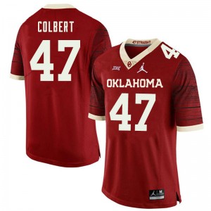 Men Asa Colbert Retro Sooners Jordan Brand College Football #47 Jersey 799273-235