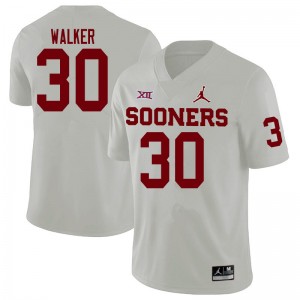 Men Brynden Walker White OU College Football #30 Jersey 641297-303
