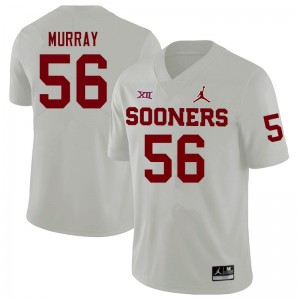 Men Chris Murray White Oklahoma College Football #56 Jersey 300078-826