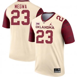Men Emeka Megwa Cream OU College Football #23 Jersey 785260-318