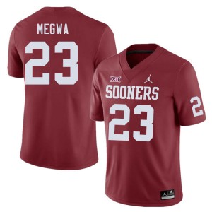 Men Emeka Megwa Crimson OU College Football #23 Jersey 737691-338