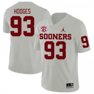 Men Ace Hodges White Sooners 2024 SEC Conference College Football #93 Jersey 918225-466