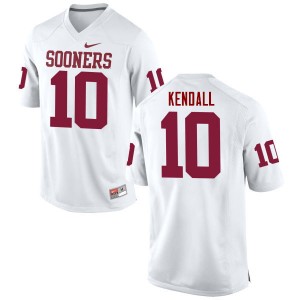 Men Austin Kendall White OU College Football #10 Jersey 870589-524