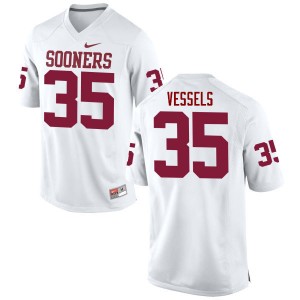 Men Billy Vessels White OU College Football #35 Jersey 293113-365