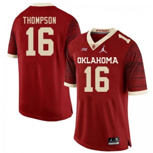 Men Casey Thompson Retro OU College Football #16 Jersey 617362-676