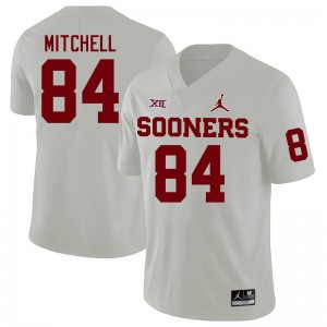 Men Davon Mitchell White OU College Football #84 Jersey 724081-655