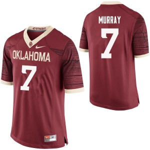 Men DeMarco Murray Crimson OU Sooners College Football #7 Jersey 367492-236