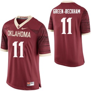 Men Dorial Green-Beckham Crimson Sooners College Football #11 Jersey 589396-202