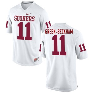 Men Dorial Green-Beckham White Oklahoma College Football #11 Jersey 101280-620