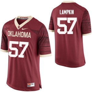 Men DuVonta Lampkin Crimson OU College Football #57 Jersey 923707-601