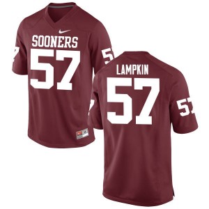 Men DuVonta Lampkin Crimson Oklahoma Sooners College Football #57 Jersey 457454-874