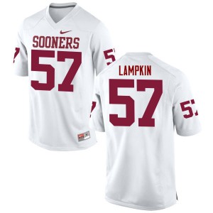 Men DuVonta Lampkin White OU College Football #57 Jersey 348639-998
