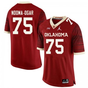 Men E.J. Ndoma-Ogar Retro Sooners Jordan Brand College Football #75 Jersey 748630-482