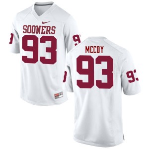 Men Gerald McCoy White OU Sooners College Football #93 Jersey 686426-872