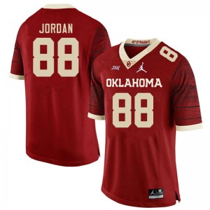 Men Jacob Jordan Retro Sooners College Football #88 Jersey 670493-104