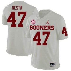Men James Nesta White OU Sooners 2024 SEC Conference College Football #47 Jersey 691377-448