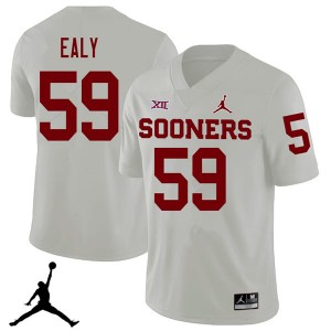 Men Adrian Ealy White Sooners Jordan Brand 2018 College Football #59 Jersey 373783-931