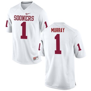 Men Kyler Murray White OU Sooners College Football #1 Jersey 410109-189
