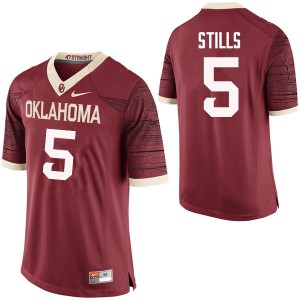 Men Marquise Brown Crimson Sooners College Football #5 Jersey 957595-650