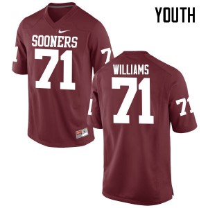 Youth Trent Williams Crimson Oklahoma College Football #71 Jersey 936197-396