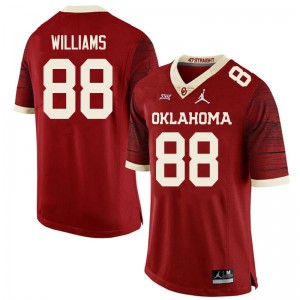 Women Greydon Williams Retro Sooners College Football #88 Jersey 572851-924