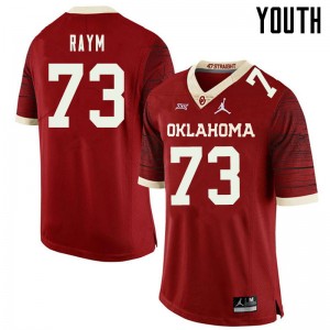 Youth Andrew Raym Retro Oklahoma Jordan Brand College Football #73 Jersey 256942-962