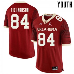 Youth Kyre Richardson Retro Oklahoma Jordan Brand College Football #84 Jersey 295896-546