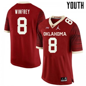 Youth Perrion Winfrey Retro Oklahoma Sooners Jordan Brand College Football #8 Jersey 812279-260