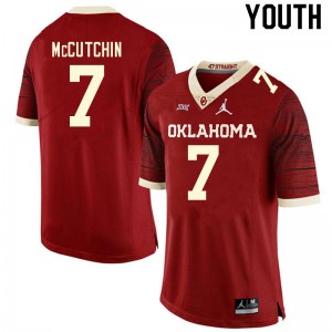 Youth Latrell McCutchin Retro OU Sooners College Football #7 Jersey 309158-693