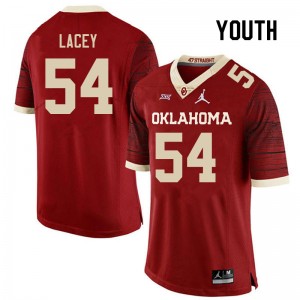 Youth Jacob Lacey Retro Sooners College Football #54 Jersey 250836-243