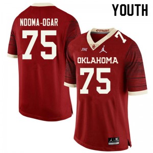 Youth E.J. Ndoma-Ogar Retro OU Jordan Brand College Football #75 Jersey 763458-104