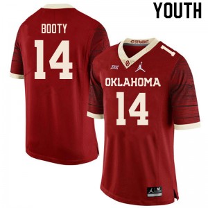 Youth General Booty Retro Oklahoma College Football #14 Jersey 553869-698