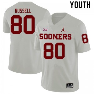 Youth Kayhon Russell White OU College Football #80 Jersey 958533-841